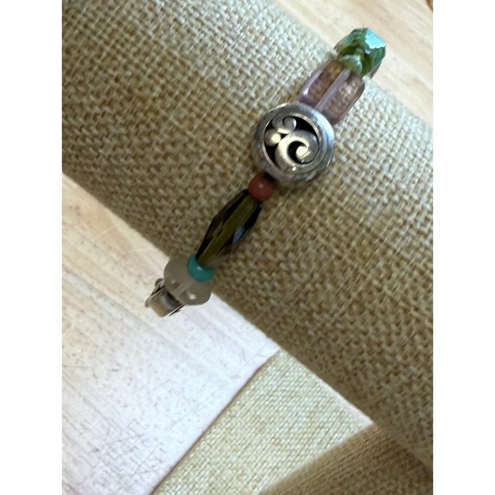 Boho Eclectic Colorful Beaded Artisan Brighton Bracelet
